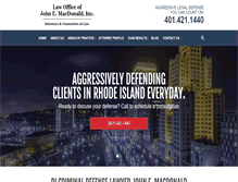 Tablet Screenshot of aggressivelegalservices.com